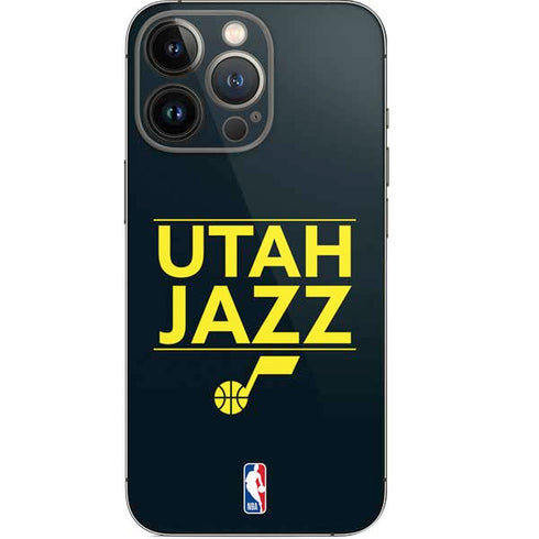 NBA Utah Jazz Standard - Black iPhone 14 Pro Skin